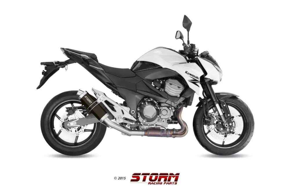 Koncovka výfuku STORM GP K.035.LXSB Černá ocel Časově Omezené