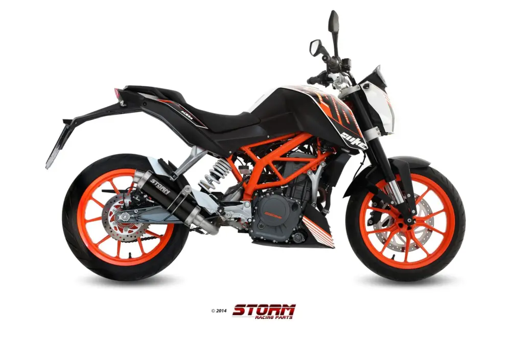 Výfuk kompletní 1x1 STORM GP KT.012.LXSB Černá ocel Omezená Nabídka