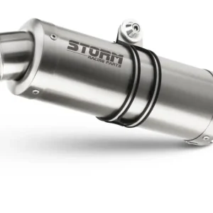 2 koncovky výfuku STORM OVAL S.052.LX2 Nerez Rychlé Dodání