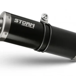 Speciální Cena Koncovka výfuku STORM OVAL K.049.LX2B Černá ocel