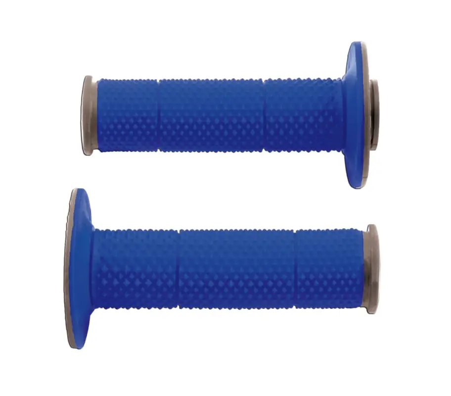 Přímo Od Výrobce gripy Full Diamond (dvouvrstvé, extra měkké), RTECH (modro-šedé, pár, délka 116 mm)