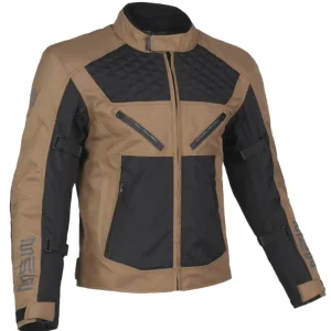 MBW Pánská textilní moto bunda ACE JACKET BLACK BROWN Nejlepší Volba