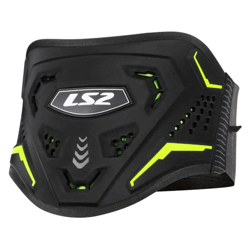Cenově Výhodný LS2 Ledvinovy pás KOKU KIDNEY BELT BLACK H-V YELLOW