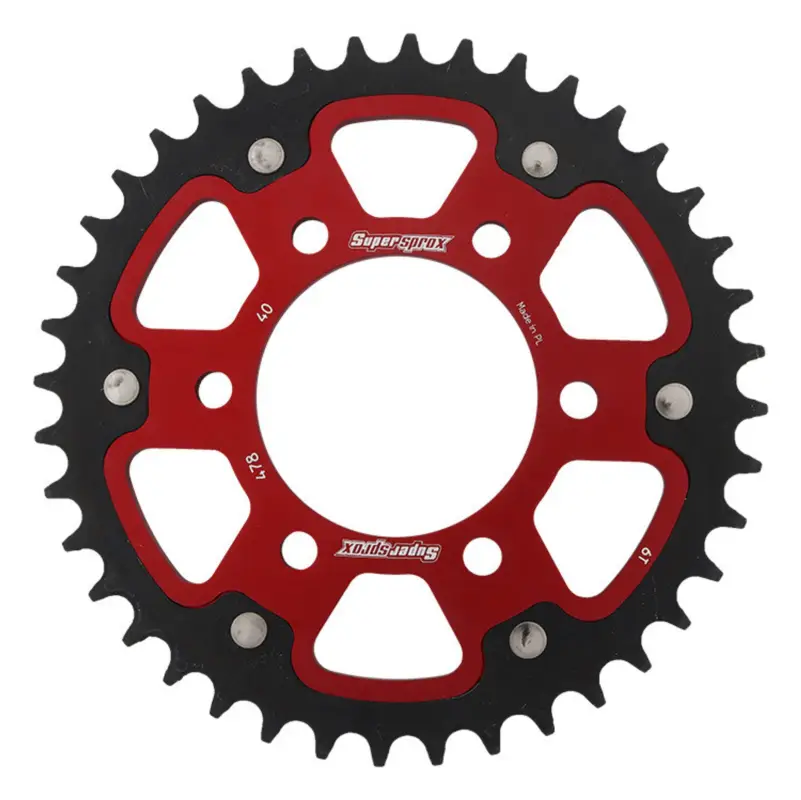 Speciální Cena Řetězová rozeta SUPERSPROX STEALTH RST-478:40-RED červená 40 zubů, 520
