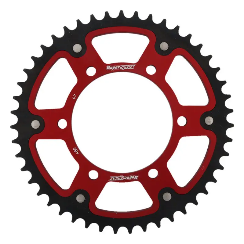 Bezpečná Platba Řetězová rozeta SUPERSPROX STEALTH RST-480:47-RED červená 47 zubů, 525