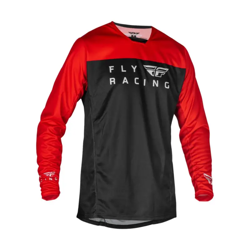 dres RADIUM, FLY RACING - USA (červená/černá/šedá) Levný