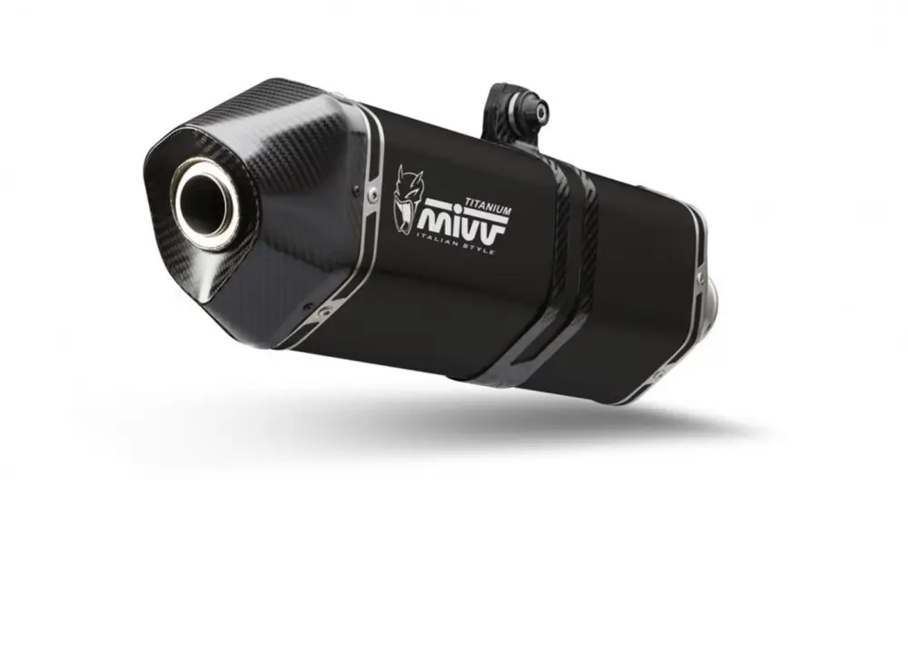 Aktuální 2 koncovky výfuku MIVV SPEED EDGE S.060.LRTB Černý titan