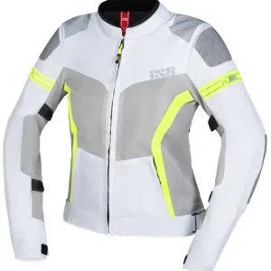 Výprodej Dámská sportovní bunda iXS TRIGONIS-AIR X51064 světle šedo-šedo-neonově žlutá DM