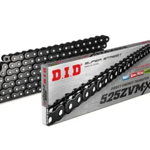 Výhodná Nabídka ZVM-X série X-Kroužkový řetěz D.I.D Chain 525ZVM-X2 124 článků Black/Black