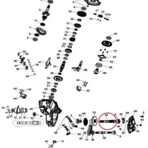 Linhai SHAFT REAR OUTPUT 21463 Pouze Dnes