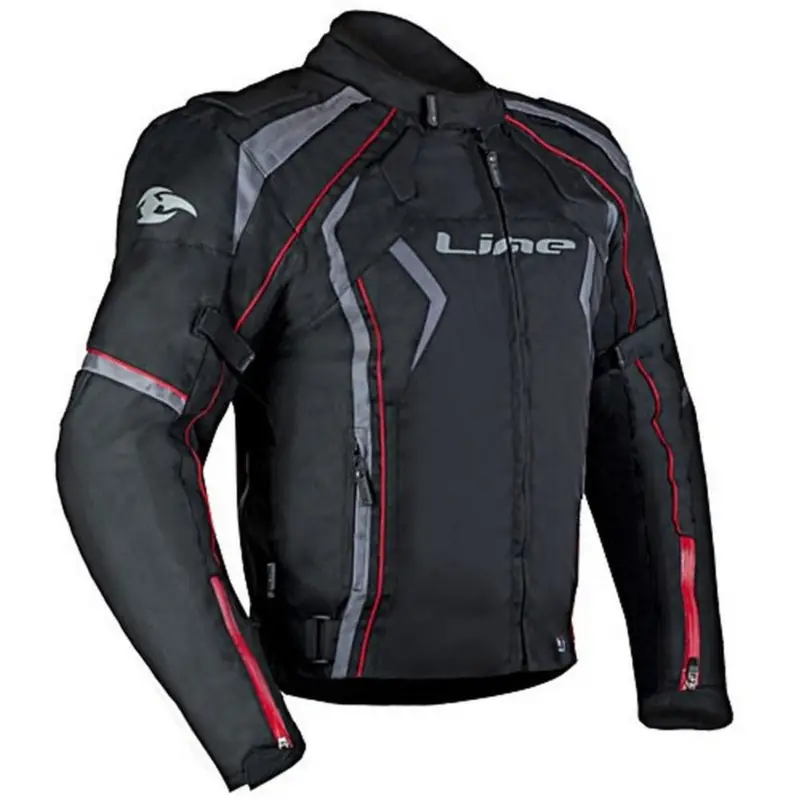 Super Cena MBW Pánská textilní moto bunda NEO red
