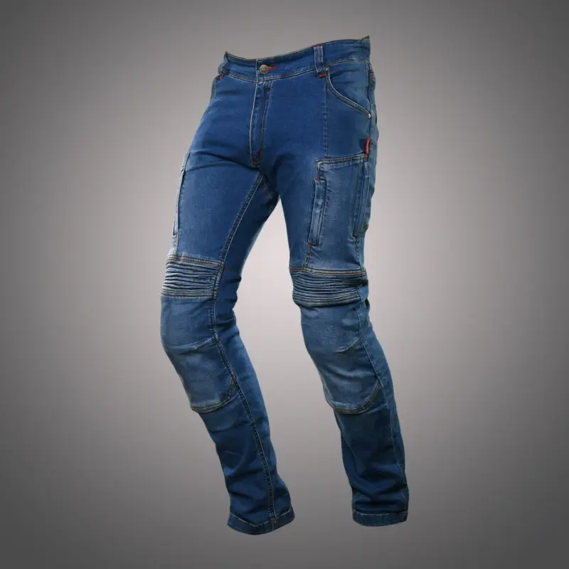 Jen Po Omezenou Doba 4SR Pánské kevlarové moto jeansy CLUB SPORT blue