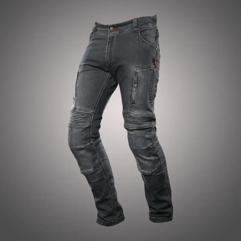 Ihned K Objednání 4SR Pánské kevlarové moto jeansy CLUB SPORT grey