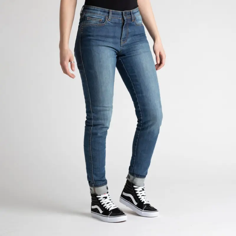BROGER dámské kevlarové moto jeansy CALIFORNIA modré Rychlé Dodání