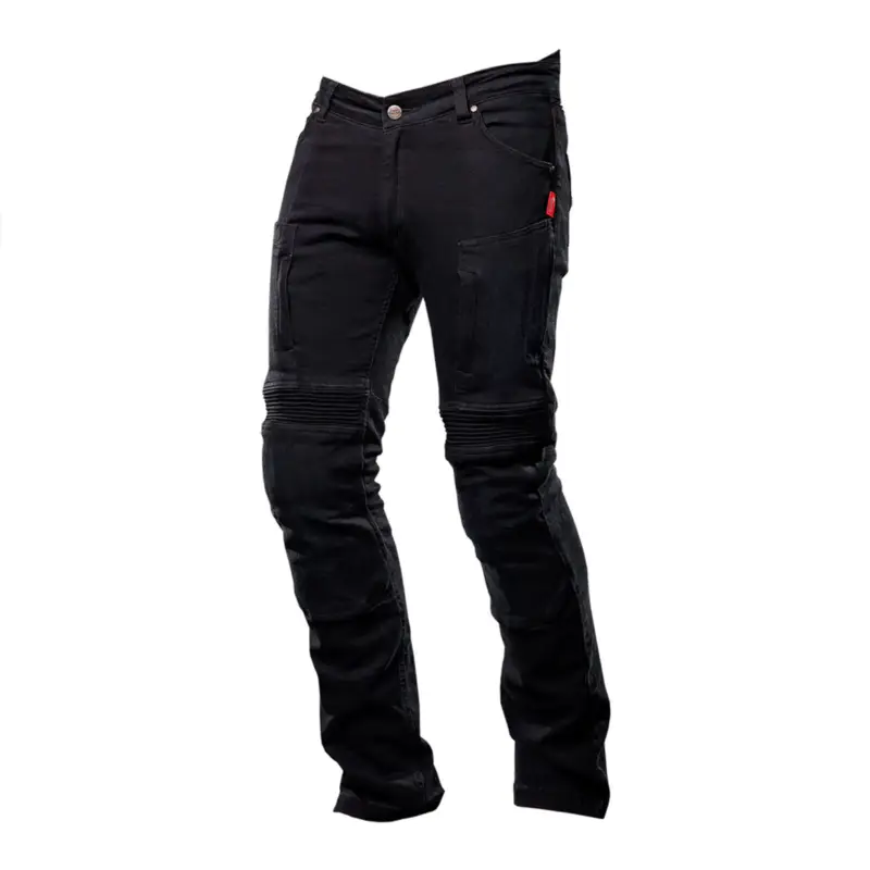 4SR Pánské kevlarové moto jeansy CLUB SPORT black Akční Nabídka