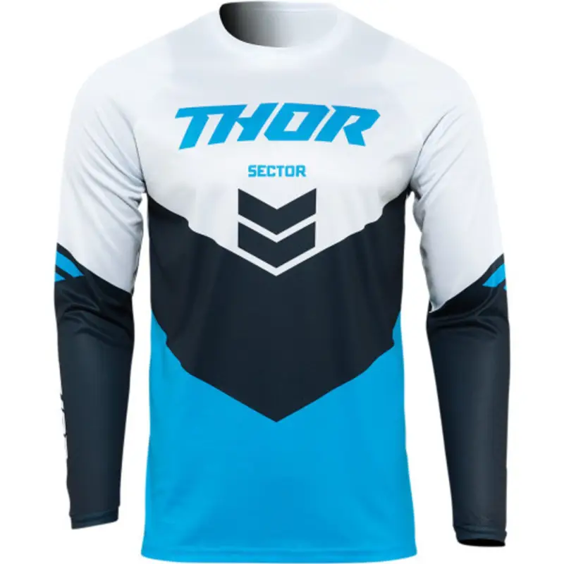 Expresní Doručení THOR dětský dres SECTOR CHEV modrá/tm.modrá