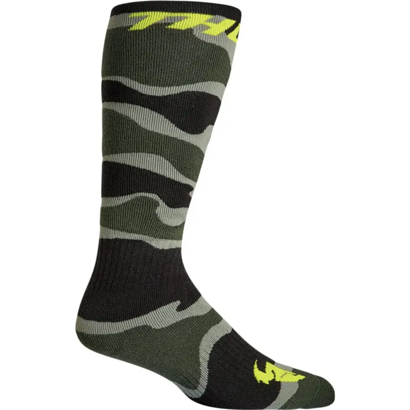 Nakupujte Hned THOR ponožky MX CAMO šedá/žlutá