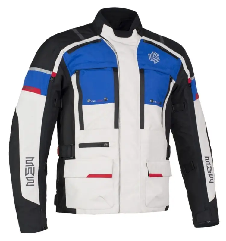 MBW Pánská textilní moto bunda MEMPHIS TRICOLOR Cenový Hit