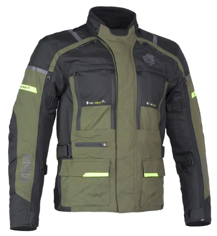 MBW Pánská textilní moto bunda MEMPHIS GREEN Finální Výprodej