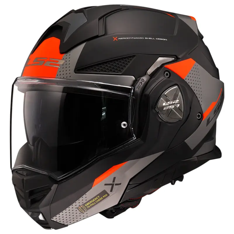 Přilba LS2 překlopná FF901 ADVANT X OBLIVION MATT BLACK TITANIUM Nejlepší Cena