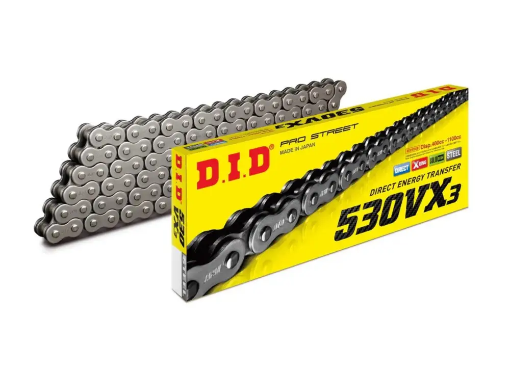 VX série X-Kroužkový řetěz D.I.D Chain 530VX3 110 článků Víkendová Akce