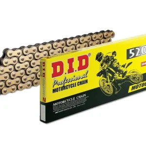 Motokrosový závodní řetěz D.I.D Chain 520DZ2 SDH 116 článků Zlatá/Černá Nejlepší Volba