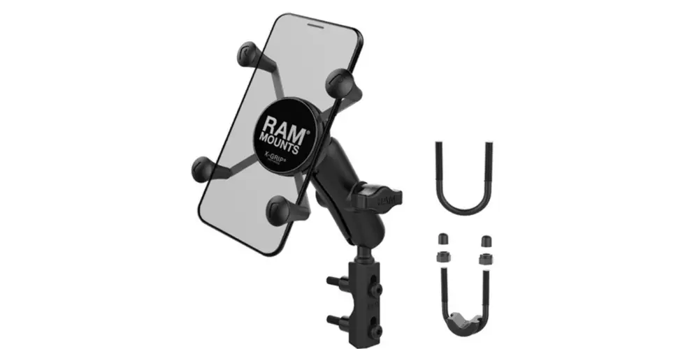 kompletní sestava držáku X-Grip s uchycením na objímku brzdové/spojkové páčky/řidítka motocyklu, RAM Mounts Nejprodávanější