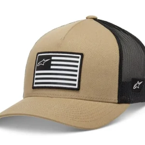 ALPINESTARS kšiltovka FLAG SNAP HAT (písková/černá/bílá) Časově Omezené