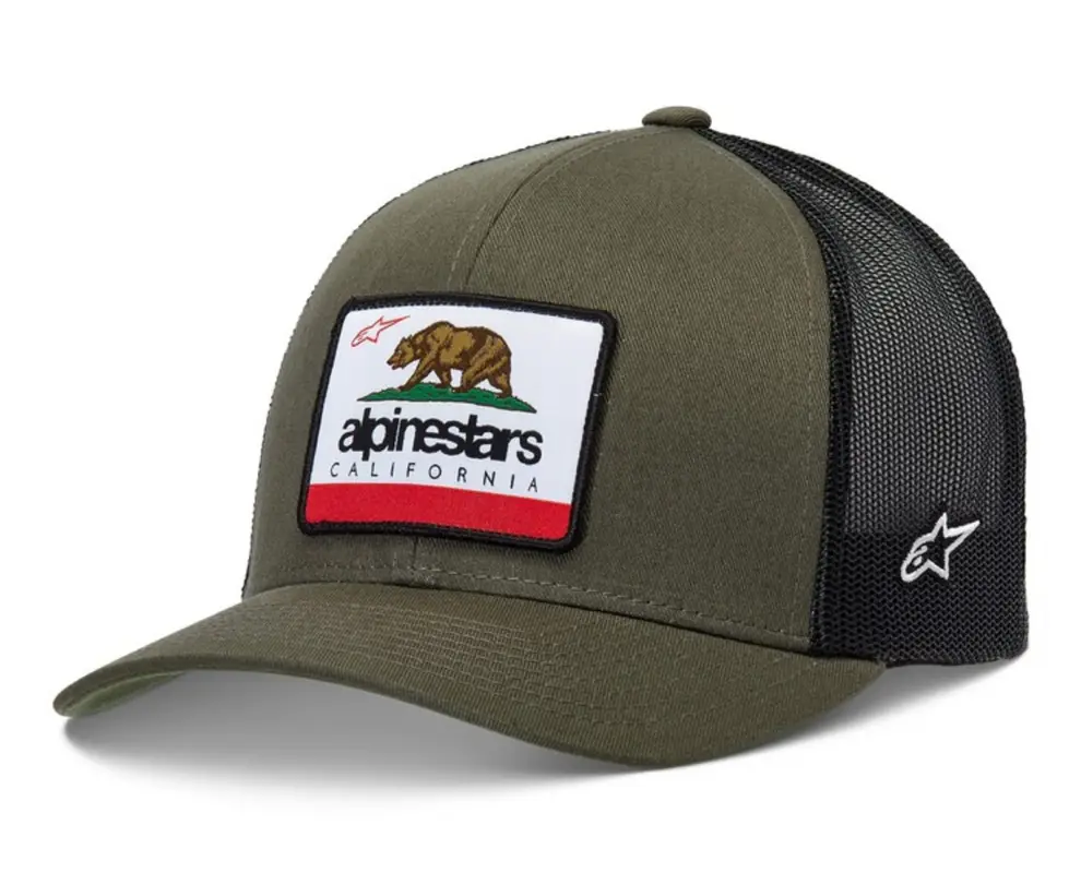 ALPINESTARS kšiltovka CALI 2.0 HAT (zelená) Zlevněný