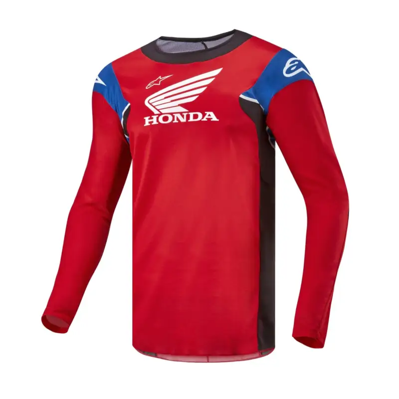 Speciální Cena ALPINESTARS dres RACER ICONIC HONDA kolekce (červená/černá/modrá/bílá) 2024