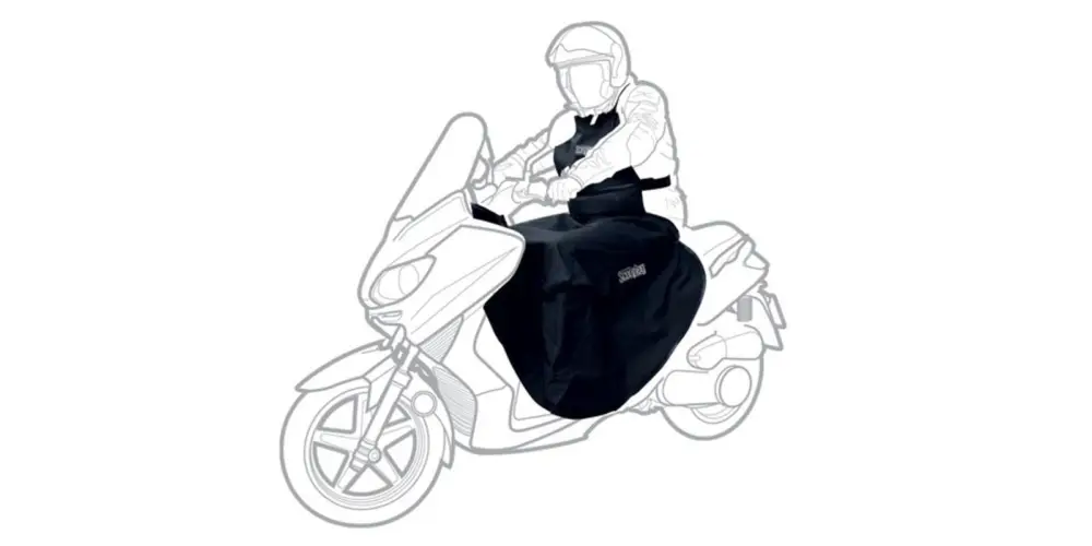 přehoz přes nohy a tělo Scootleg textilní/nepromokavý, OXFORD (černý) Odeslání Ihned