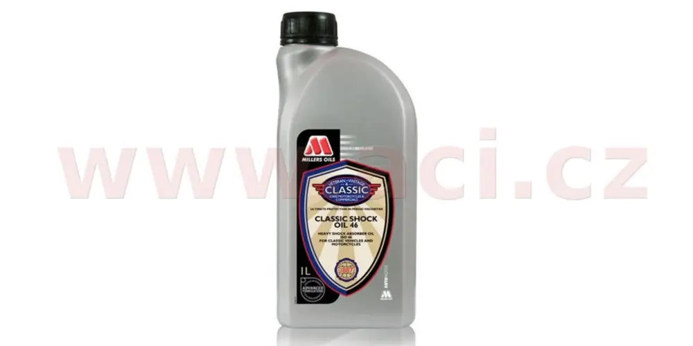 MILLERS OILS Classic Shock Oil 46 - olej tlumičů pro závodní použití 1 l Vysoce Kvalitní