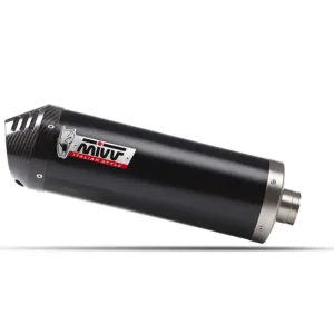 Koncovka výfuku MIVV OVAL E.012.LVC Černý s uhlíkovou koncovkou Speciální Cena