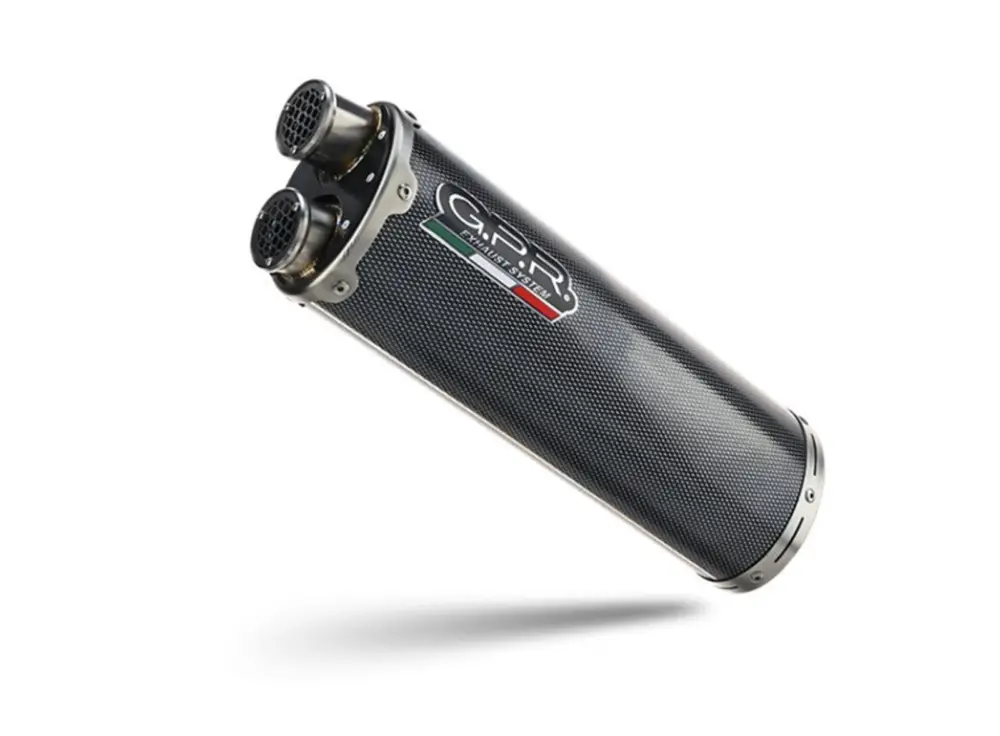 Zlevněný Výfuk kompletní GPR DUAL E5.CO.Y.230.CAT.DUAL.PO Karbonový vzhled