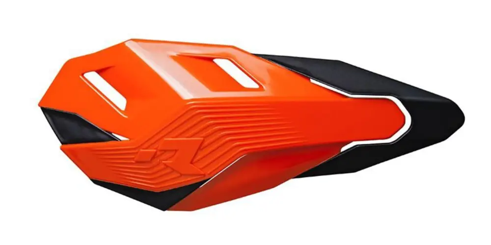 Ověřený kryty páček HP3 CROSS/ENDURO, RTECH (oranžová/černá, vč. montážní sady)