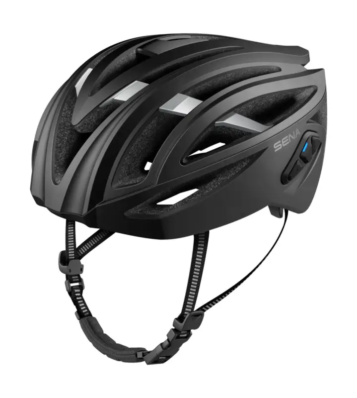 cyklo přilba s headsetem R2, SENA (matná černá) Ověřený
