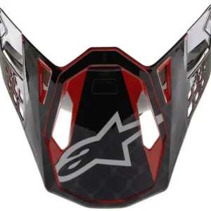 ALPINESTARS kšilt pro helmy SUPERTECH S-M10 2020 limitovaná edice SX SAN DIEGO (černá/šedá/červená) Výprodej