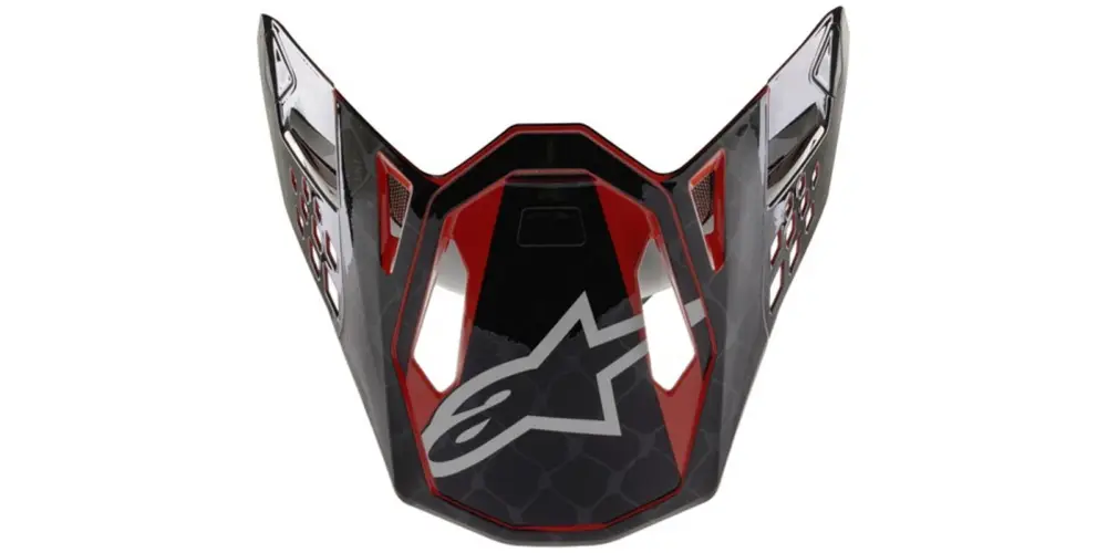 ALPINESTARS kšilt pro helmy SUPERTECH S-M10 2020 limitovaná edice SX SAN DIEGO (černá/šedá/červená) Výprodej