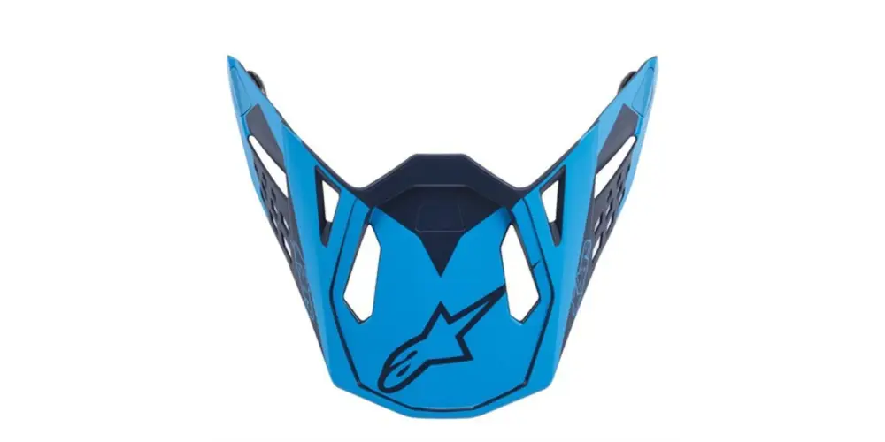 Nízká Cena ALPINESTARS kšilt pro helmy SUPERTECH S-M10 META (modrý/světle modrý matný)