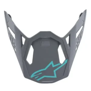ALPINESTARS kšilt pro helmy SUPERTECH S-M8 RADIUM (šedá/tyrkysová matná) Časově Omezené
