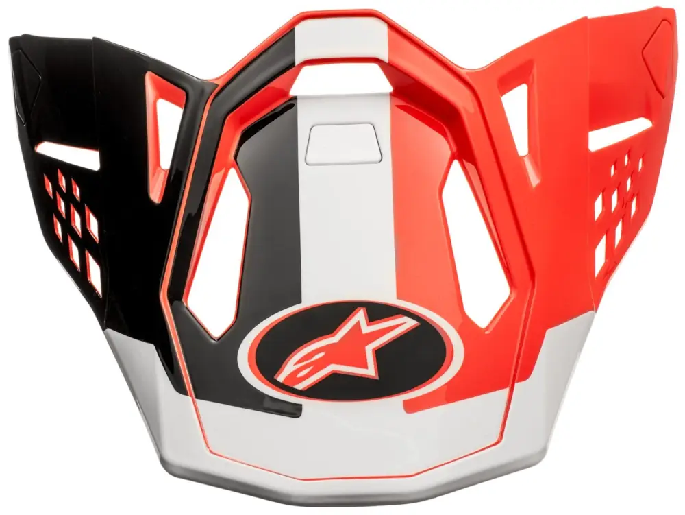 ALPINESTARS kšilt pro helmy SUPERTECH S-M10 ANGEL (červená/černá/bílá) Sezónní Sleva