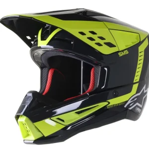 Přilba ALPINESTARS S-M5 BEAM 2023 (černá antracit/žlutá fluo lesklá) Ověřený