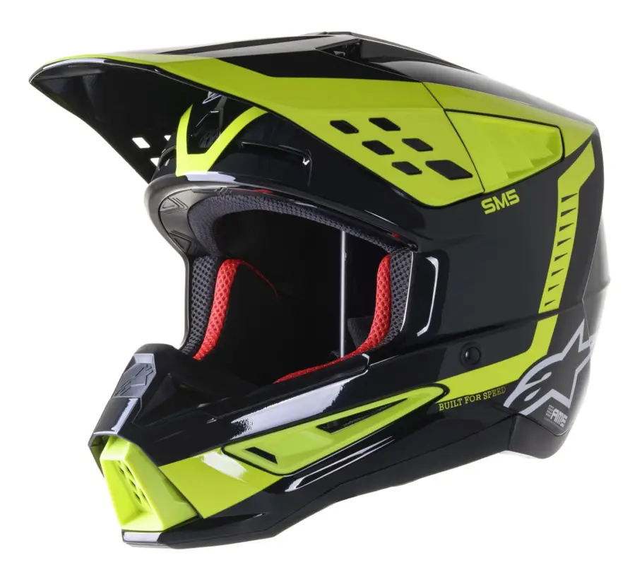 Přilba ALPINESTARS S-M5 BEAM 2023 (černá antracit/žlutá fluo lesklá) Ověřený
