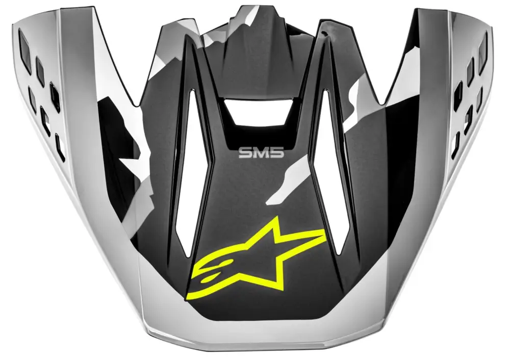 Odeslání Ihned ALPINESTARS kšilt pro helmy S-M5 ROVER (žlutá fluo/šedá/maskáč)