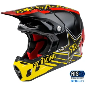 Přilba FLY RACING FORMULA CC ROCKSTAR, (černá,červená/žlutá) Víkendová Akce