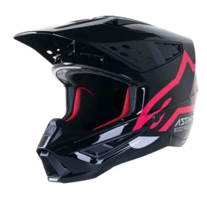 Přilba ALPINESTARS S-M5 COMPASS 2023 (černá/růžová) Cenová Bomba