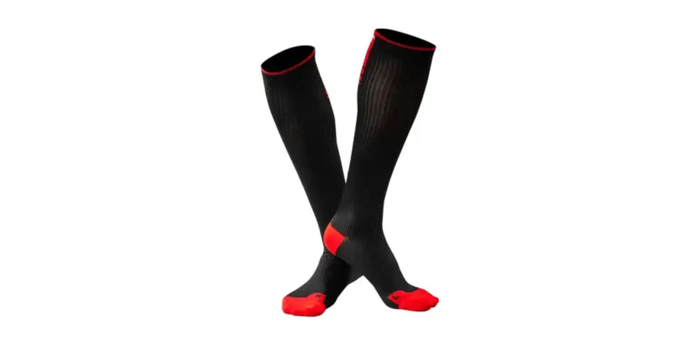 Víkendová Akce ponožky PUSH - Compressive, UNDERSHIELD (černá/červená)