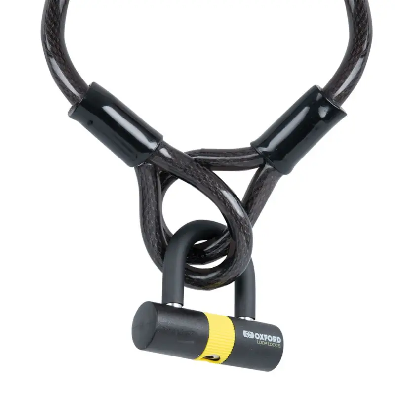 zámek LOOP LOCK15 s U profil zámkem SHACKLE MINI, OXFORD (délka lanka 2 m, průměr lanka 15 mm) Výhodná Nabídka