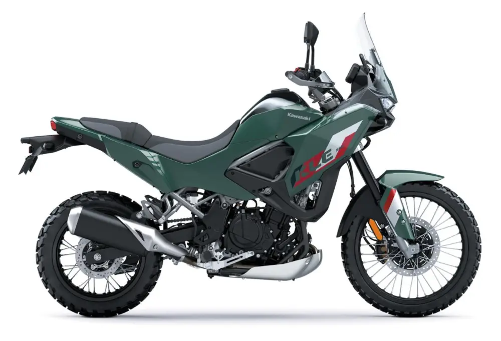 Nejprodávanější KAWASAKI KLE500 SE MY26 Metallic Bluish Green