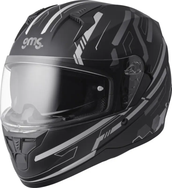 Integrální helma GMS HEXAGO ZG12501 šedá 2XL Oblíbený